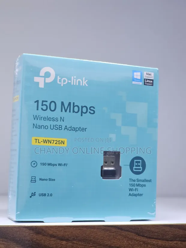 TP-Link 150Mbps Wireless N Nano USB Adapter (TL-WN725N) - 1