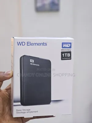 Western Digital Elements 1TB Portable Hard Drive