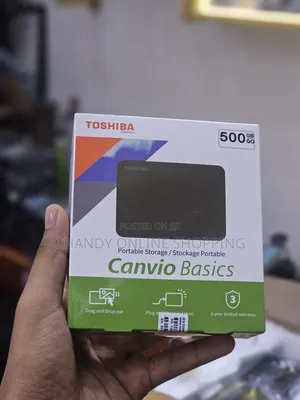 Toshiba Canvio Basics 500GB External HDD Portable