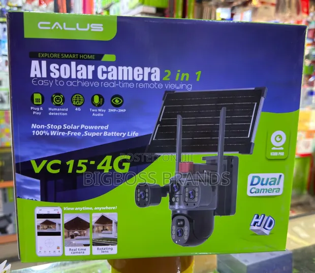 Kamera ya Calus Solar 4G LTE CCTV VC15-4G - 1