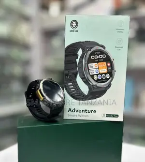 Green Lion Adventure Smart Watch Nyeusi