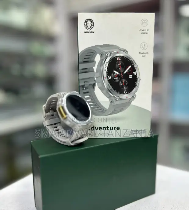Green Lion Adventure Smart Watch Kijivu Muundo Imara - 1