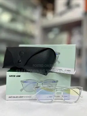 Miwani ya Green Lion Anti Blue Light UV400 Fremu ya Uwazi