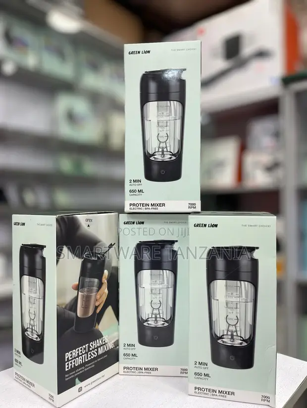 Green Lion Mixer ya Protein ya Umeme 650ml - 1