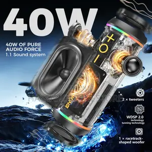 W-King D220 40W Spika Portable ya Bluetooth
