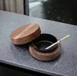 Ashtray ya Mbao ya Kipekee - Mpya Kabisa - 1