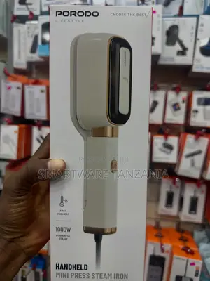 Chuma cha Mkononi cha Porodo Lifestyle Mini Press Steam 1000W