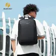 Golden Wolf Laptop Backpack - Black - 4