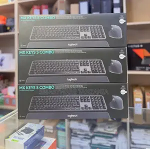 Logitech MX Keys S Combo Kibodi Isiyo na Waya & Panya MX Master 3S