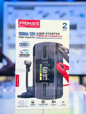 Promate PatrolPack-3 Jump Starter & Air Compressor