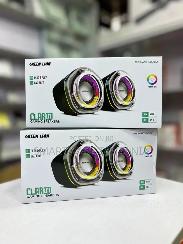 Green Lion Clario Gaming Speakers - RGB, Bluetooth 5.3 - 1