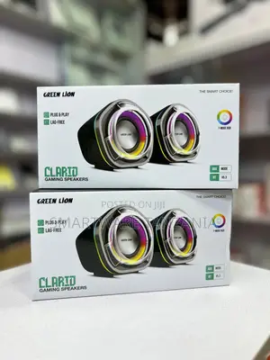 Green Lion Clario Gaming Speakers - RGB, Bluetooth 5.3