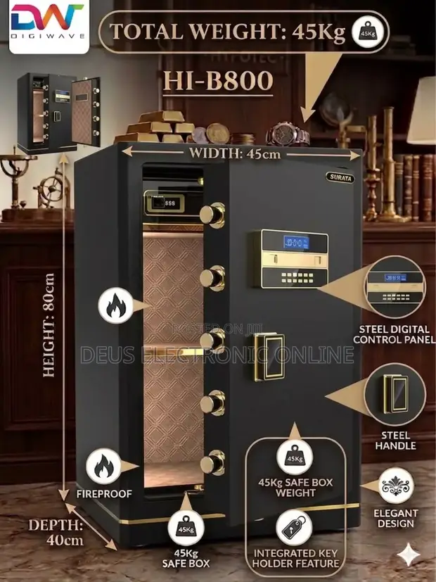 Digiwave Safe Box 45kg - 1