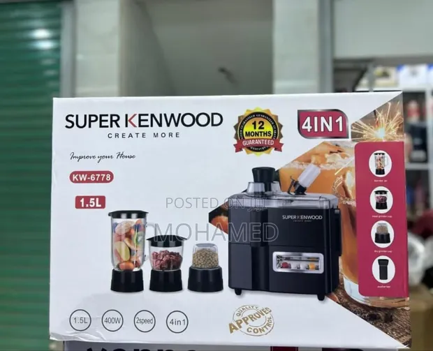 Kenwood 4-in-1 Juicer Blender Mixer Grinder - 1