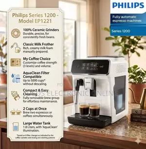 Philips Automatic Coffee Machine with Grinder EP1221