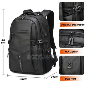 Arctic Hunter B00388 Backpack Bag - Nyeusi