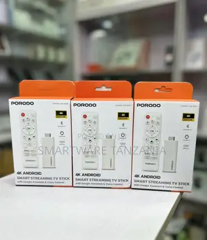 Porodo Android 14 Smart TV Stick na Google Assistant