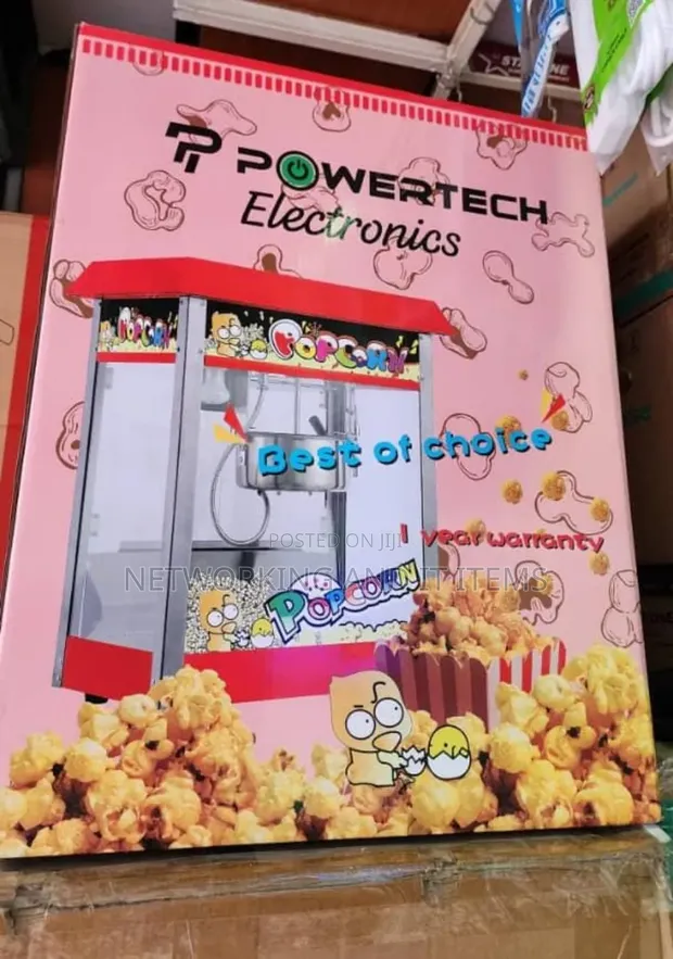 Powertech Popcorn Machine - Brand New - 1
