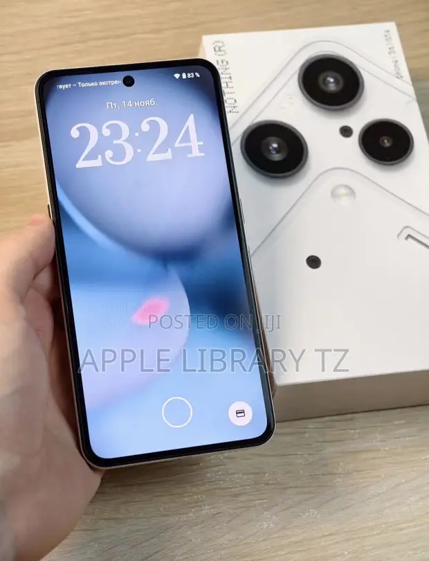 Nothing Phone 3a Mpya 128GB Nyeupe - 1
