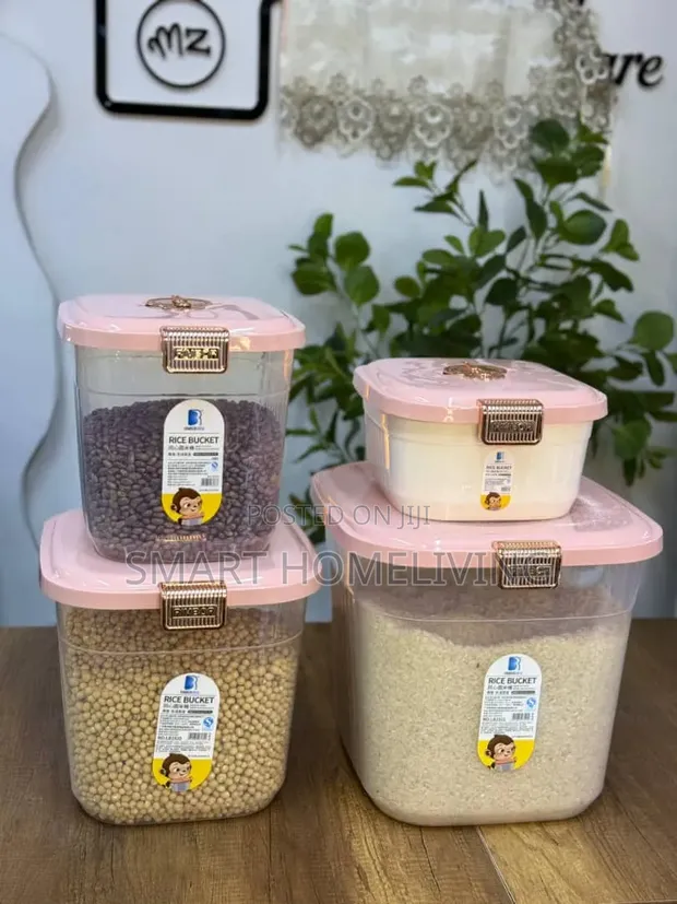 Rice Storage Buckets (Set of 4) - 1