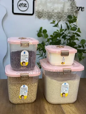 Rice Storage Buckets (Set of 4)