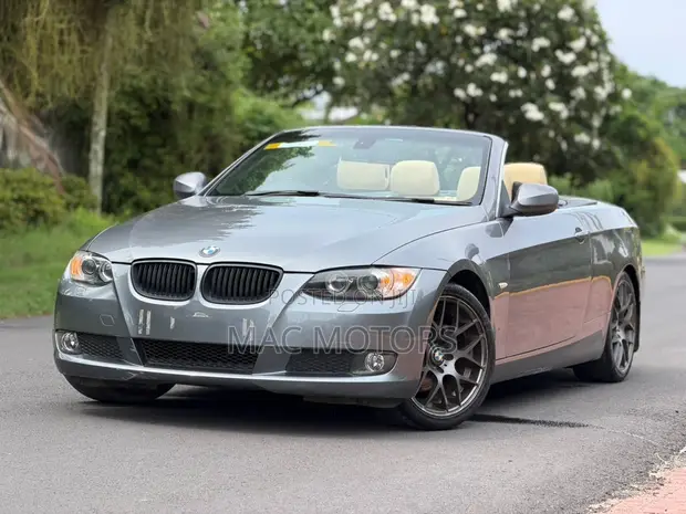 BMW 3 Series 325i RWD Convertible 2009 Gray - 1