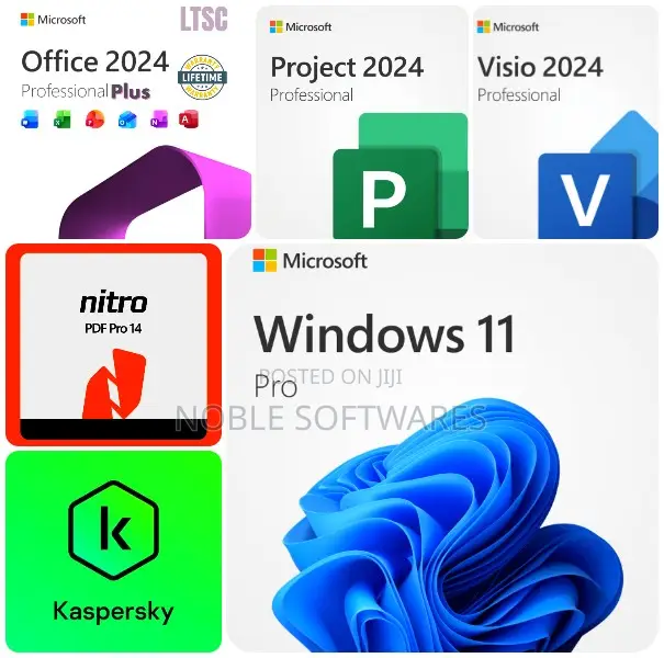 Windows 11 Pro + Office 2024 Complete + Nitro PDF Pro - 1