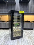 New Homebase 24 Bottle Free-Standing Wine Cooler - Black Glass Door - 1