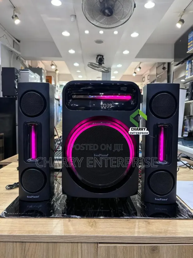 Sea Piano SP-928 mfumo wa Subwoofer wa Channel 2.1 - 1