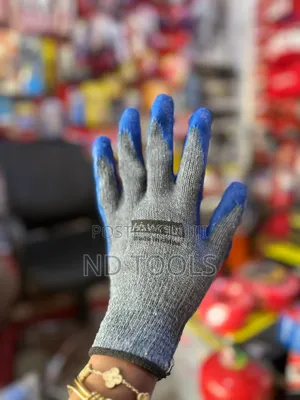 Hawksun Blue Coated Work Gloves