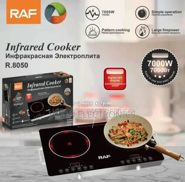 Raf Infrared Cooker Double Burner 7000W - 1