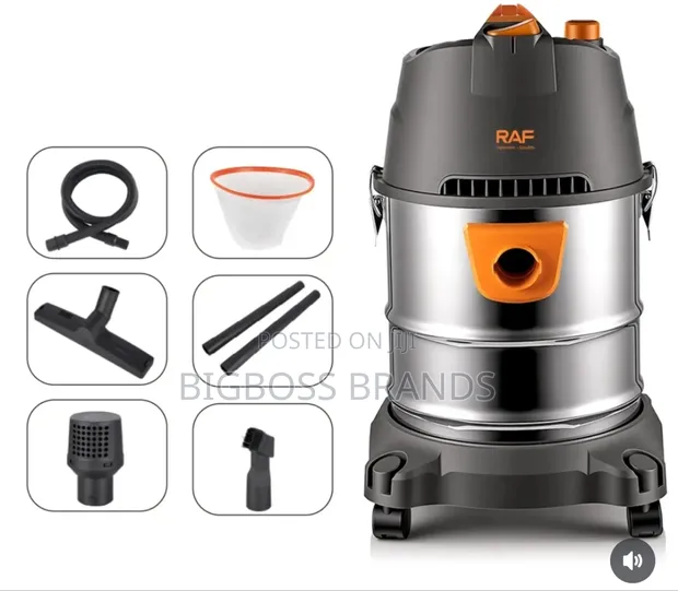 Raf 20L Wet & Dry Vacuum Cleaner - Steel Body - 1