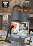 Raf 20L Wet & Dry Vacuum Cleaner - Steel Body - 3
