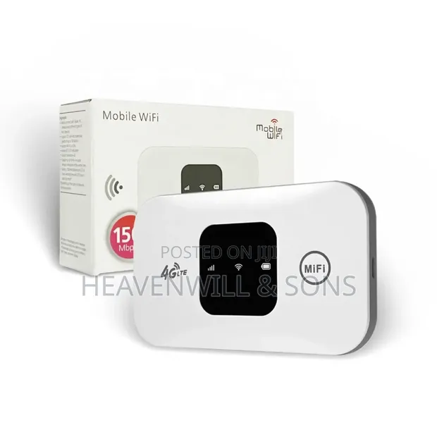 Pocket WiFi Router Universal 4G/5G - 150Mbps, Watumiaji 10, Betri Saa 10 - 1