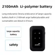 Pocket WiFi Router Universal 4G/5G - 150Mbps, Watumiaji 10, Betri Saa 10 - 5