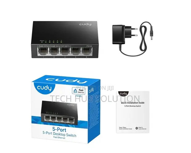 Cudy FS105 5-Port Metal Network Switch - 1