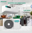 Hisense 12000 BTU Inverter AC - 1