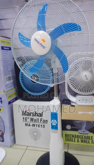 Powerking Stand Fan 18" Inayochajiwa