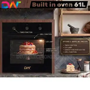 Digiwave Oven ya Kujengwa Ndani 61L