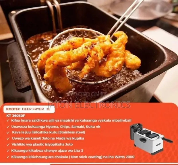 Kodtec 3-Liter Deep Fryer - 1