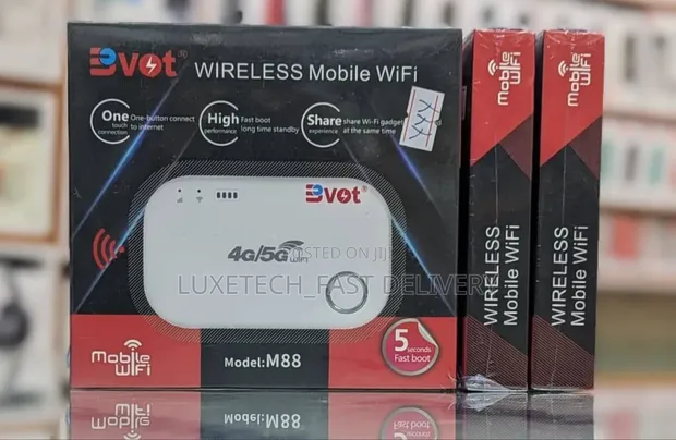 Bvot M88 4G/5G Wireless Mobile WiFi Router (MiFi) - 1