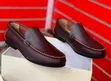 Men's Clarks Leather Loafer Shoes - Double Colors - 1