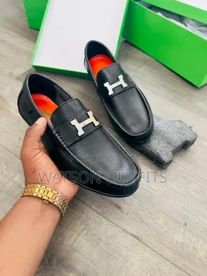 Men's Hermes & Gucci Leather Loafers