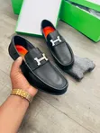 Men's Hermes & Gucci Leather Loafers - 1
