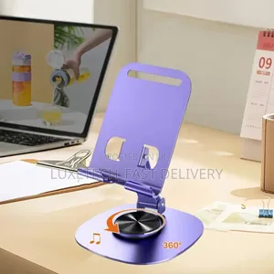 Earldom Foldable Rotating Desktop Phone Holder Stand
