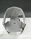 Geometric Plastic Chair (Muze Chair) - 1