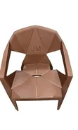 Geometric Plastic Chair (Muze Chair) - 2
