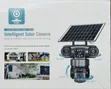 Outdoor Solar CCTV Camera with 3 Rotative & 1 Fixed Lens - 2