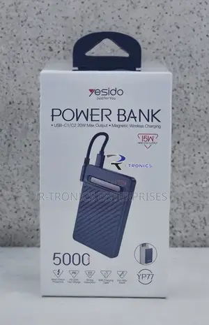 Yesido YP77 Magnetic Wireless Power Bank 5000mAh