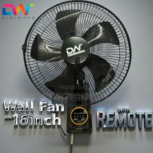 Digiwave 16-inch Wall Fan yenye Remote
